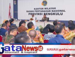 Pesan Wamen Ossy ke Jajaran Kanwil BPN Provinsi Bengkulu: Peraturan Perundangan Harus sebagai Prinsip