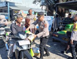 Polsek Narmada Stabilkan Harga, Pasar Murah Diserbu Warga