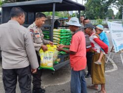 Polsek Narmada Bersama Polresta Mataram dan BULOG Kembali Hadirkan GPM