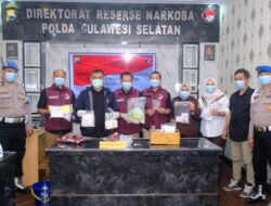 Polda Sulsel Musnahkan Barang Bukti Narkoba Senilai Rp 4,9 Miliar, Amankan 2 Tersangka
