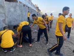 Polairud Polda NTB Bersih-bersih Pantai, Wujudkan Program Unggulan Polri