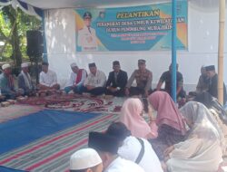 Polsek Gunungsari Siaga Amankan Pelantikan Perangkat Desa Penimbung