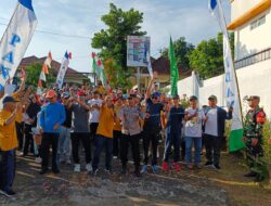Ribuan Warga Meriahkan HUT ke-14 Desa Narmada, Polsek Pastikan Kegiatan Aman dan Lancar