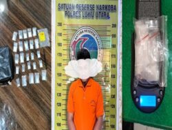 POLRES LUWU UTARA RINGKUS PETANI PEMILIK 25 SACHET SABU DI DESA WAETUO