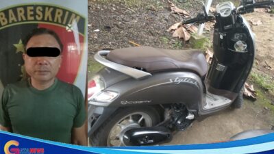 Gondol Scoopy dengan Aksi Akal-akalan, Pria ini Akhirnya Diringkus Polisi