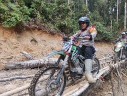TEMPUH JALUR DARAT SEPANJANG 109 KM DI MEDAN EKTREM RAMPI, AKBP NUGRAHA TINJAU LANGSUNG IBADAH NATAL