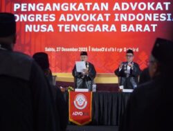 KAI NTB Lantik 34 Advokat dan Kukuhkan Seluruh DPC se-NTB