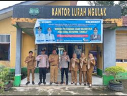 Perkuat Sinergitas dengan Pemerintah Kelurahan Ngulak Antara Kepolisian di Sanga Desa