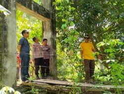 Kapolres Luwu Utara Tinjau Jembatan Penghubung Sukamukti–Sukaharapan