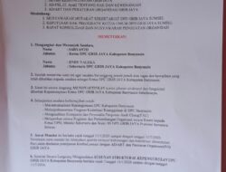 DPD GRIb Jaya Sumsel Serahkan Surat SK Mandat Untuk Banyuasin