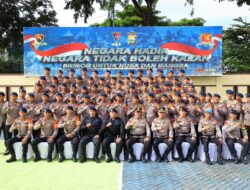 Pimpin Apel Bersama Satbrimob Polda Sulsel, Kapolda Sulsel Tekankan Loyalitas dan Peran Strategis Brimob