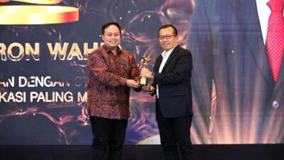 Kementerian ATR/BPN Terima Penghargaan dari INDOPOSCO atas Diseminasi Strategi Komunikasi yang Paling Masif