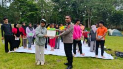 Kapolsek Narmada Gembleng Mahasiswa HI Unram Soal Kepemimpinan di Tahura Nuraksa