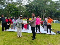 Kapolsek Narmada Gembleng Mahasiswa HI Unram Soal Kepemimpinan di Tahura Nuraksa