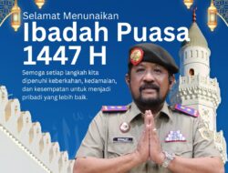 Kantor Wilayah Badan Pertanahan Nasional Provinsi Nusa Tenggara Barat mengucapkan Selamat Menunaikan Ibadah Puasa 1447 Hijriah.