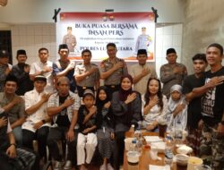 Polres Luwu utara  bersama awak media gelar bukber dengan anak yatim
