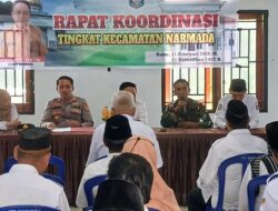 Pengamanan Ogoh-ogoh hingga Pawai Takbiran Jadi Bahasan Rakor Forkopimcam Narmada