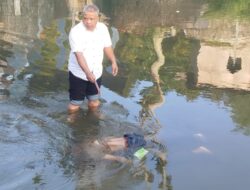 Polsek Narmada Lakukan Olah TKP Penemuan Mayat di Sungai