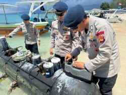 Warga Temukan Benda Menyerupai Torpedo di Gili Terawangan, Tim Gegana Pastikan Tak Berbahaya