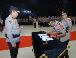 Kapolda Sulsel Pimpin Upacara Serah Terima Jabatan dan Kenal Pamit Irwasda Polda Sulsel