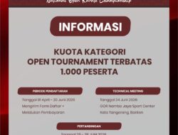 Karate Piala Kapolri 2026 Dibuka, Buruan Daftar Kuota Peserta Terbatas