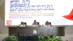 Gelar Operasional Triwulan I Tahun 2026, Kapolda Sulsel Tekankan Evaluasi dan Peningkatan Kinerja
