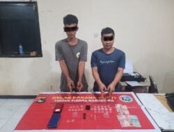 Berawal Dari Informasi Warga, Satresnarkoba Lotim Amankan Dua Terduga Pengedar Sabu