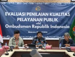 Tingkatkan Kualitas Layanan, Kanwil BPN Provinsi NTB Bersama Ombudsman RI Perwakilan NTB Laksanakan Evaluasi Pelayanan Publik