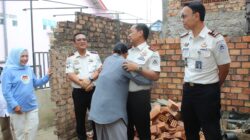 Kepala Kanwil Ditjenpas Sumsel Erwedi Supriyatno Bersama UPT Pemasyarakatan Kota Palembang Tinjau Progres Bedah Rumah