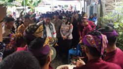 Polsek Lingsar Amankan Kunjungan Tiga Menteri di Dasan Geria