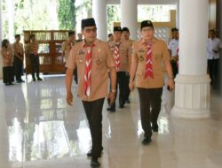 Bupati Lantik Pengurus Pramuka Dorong Pembinaan Generasi Muda