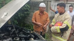 Diduga Lalai, Mobil Warga Masbagik Terbakar