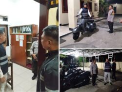 Kapolresta Mataram Naik Vespa Sambangi Polsek Gunungsari