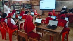 Pelaksanaan Asesmen berbasis android chrome book SDN 082 Lodang Seko