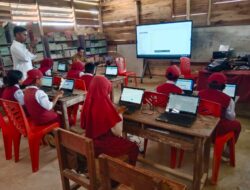 Pelaksanaan Asesmen berbasis android chrome book SDN 082 Lodang Seko