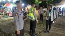 Polisi Kawal Hiburan Pasar Rakyat Rona-rona di Batu Kumbung