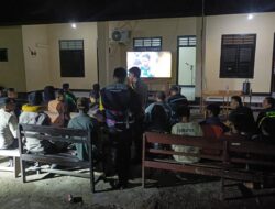 Nobar Piala Dunia 2026 di Polsek Narmada Pererat Silaturahmi Warga dan Polisi