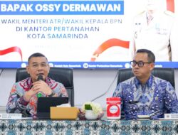 Berikan Pengarahan di Kantah Kota Samarinda, Wamen Ossy: ATR/BPN Harus Jadi Solusi Atas Pembangunan di Kalimantan Timur