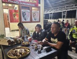 Asyiknya Nobar Piala Dunia 2026 di Polsek Gunungsari