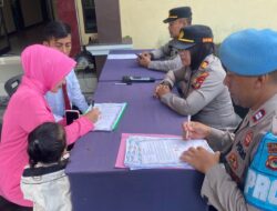 Teken Komitmen Bersih dari Narkoba, Personel Polsek Lingsar Buktikan Lewat Pelayanan di Lapangan