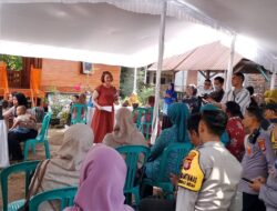 Polsek Narmada Kawal Tim Summit Australia Uji Teknologi AI Posyandu