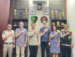 Polda NTB Dampingi Kunjungan Diplomat Inggris Ke RS Bhayangkara Mataram