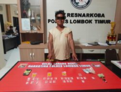 Digerebek di Pinggir Jalan, Buruh Asal Sikur Diduga Edarkan Sabu 15,31 Gram di Dua Kecamatan Lotim