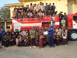 Damkarmat Lotim Gencarkan Edukasi Bahaya Kebakaran di Sekolah, Wujudkan Satuan Pendidikan Aman Bencana