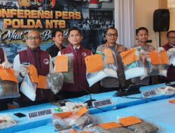 Peredaran Narkoba Lintas Provinsi Digulung, Polda NTB Sita 8,3 Kilogram Sabu