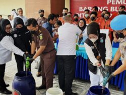 Tunjukkan Transparansi Penegakan Hukum, Polda Sumsel Musnahkan Ribuan Gram Sabu dan Belasan Ribu Butir Ekstasi