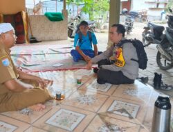 Bhabinkamtibmas Polsek Lingsar Mediasi Aduan Warga hingga Cek TKP Pencurian