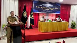 BUKA SOSIALISASI DESA BINAAN IMIGRASI, SEKDA TEBING TINGGI MINTA LURAH MAMPU DETEKSI DINI MODUS TPPO DAN TPPM
