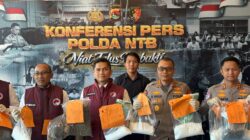 Terungkap! Operasi Besar Polda NTB Sita 8,3 Kg Sabu dan 11,6 Kg Ganja