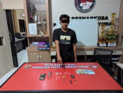 Sambelia Geger! Polisi Gerebek Kamar Pria 29 Tahun, Sabu dan Bong Ditemukan